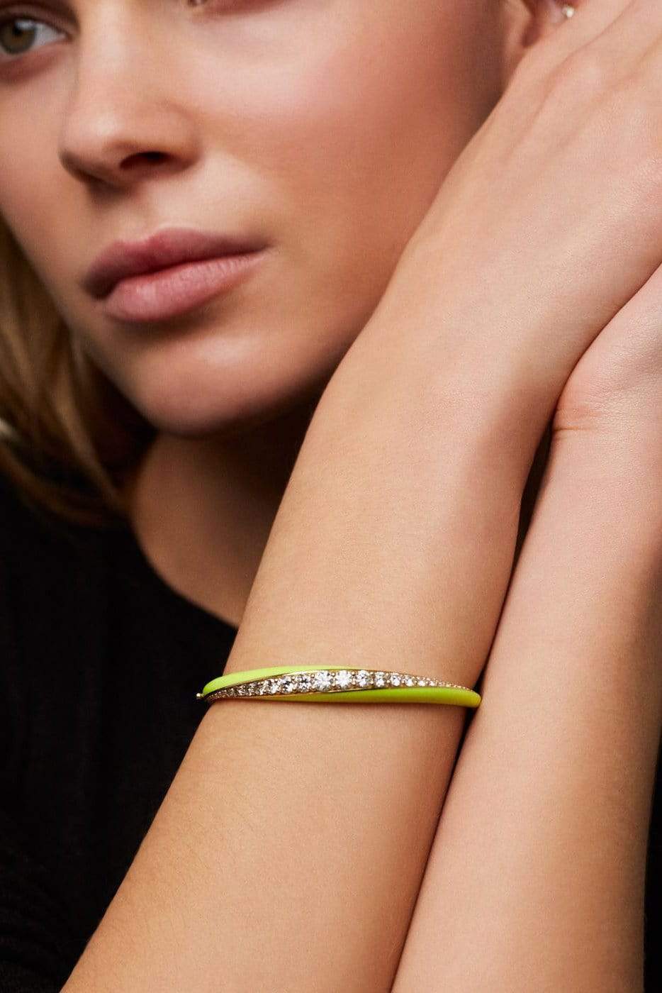 MELISSA KAYE-Neon Yellow Remi Bracelet-YELLOW GOLD
