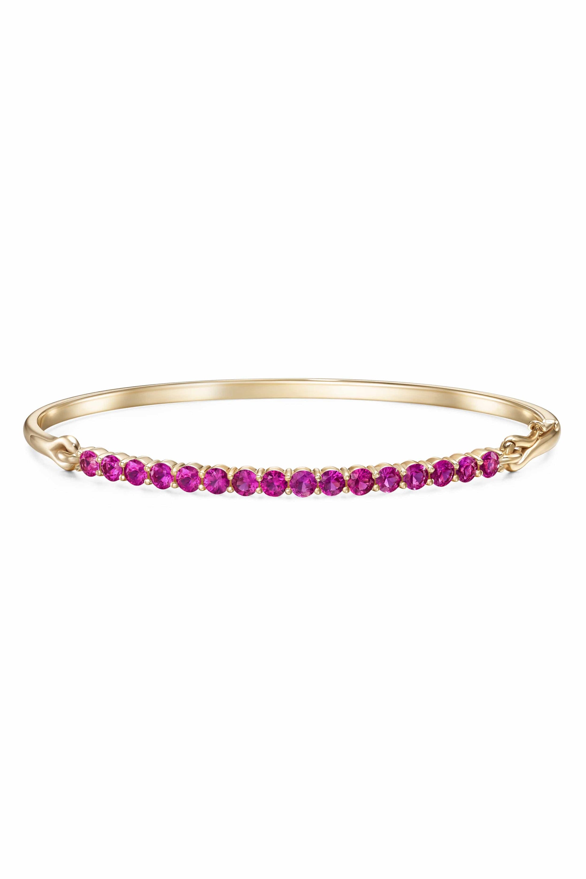 MELISSA KAYE-Pink Sapphire Lenox Bracelet-YELLOW GOLD