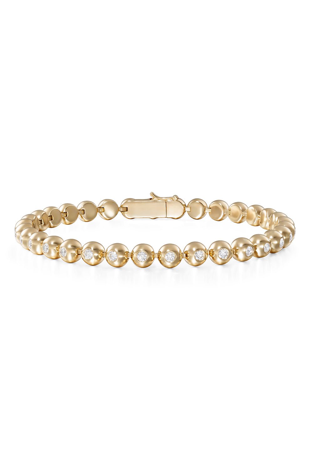 MELISSA KAYE-Small Audrey Tennis Bracelet-YELLOW GOLD