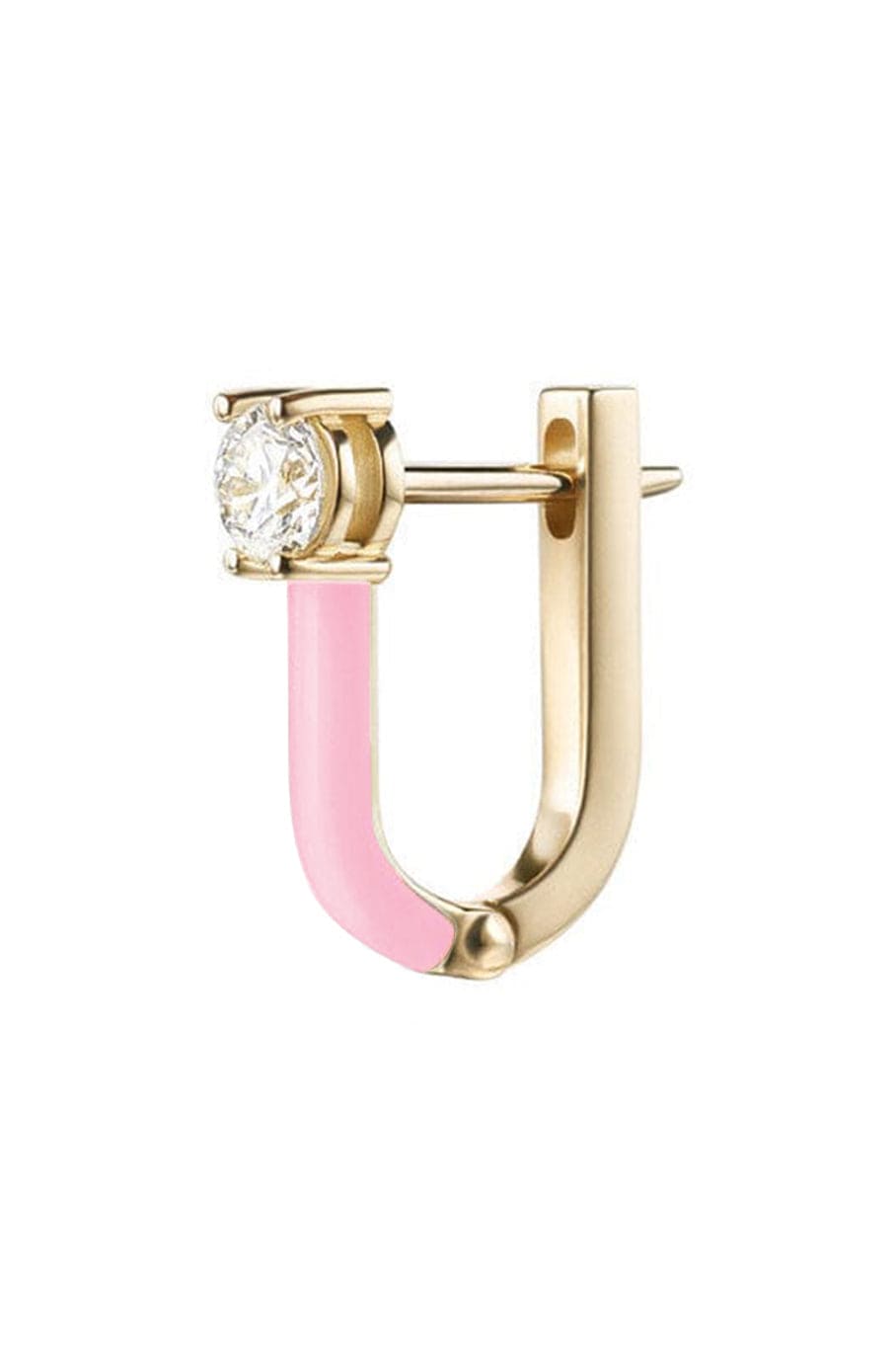 MELISSA KAYE-Marissa Pink Aria U Huggie-ROSE GOLD