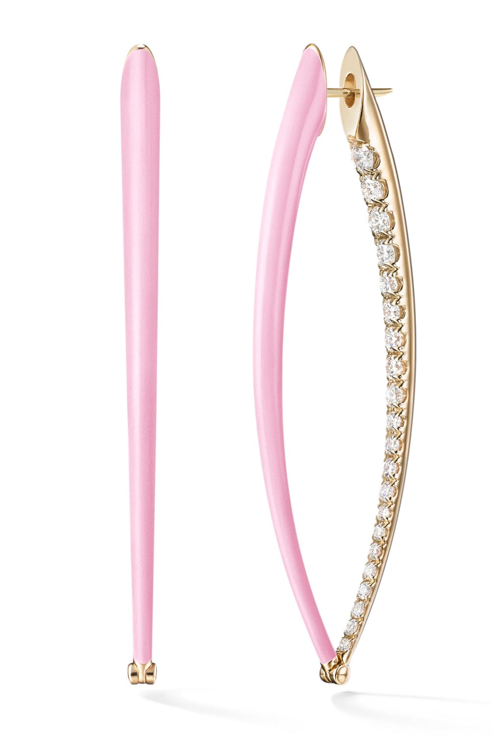 MELISSA KAYE-Marissa Pink Cristina XL Earrings-