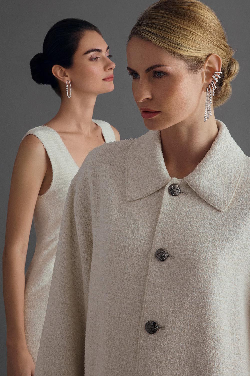 Stella Ellipse Earrings-WHITE GOLD-JEWELRYFINE JEWELEARRING-MELISSA KAYE