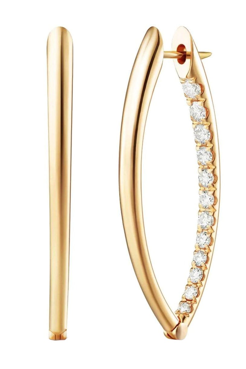 MELISSA KAYE-Cristina Medium Diamond Earrings - Yellow Gold-YELLOW GOLD
