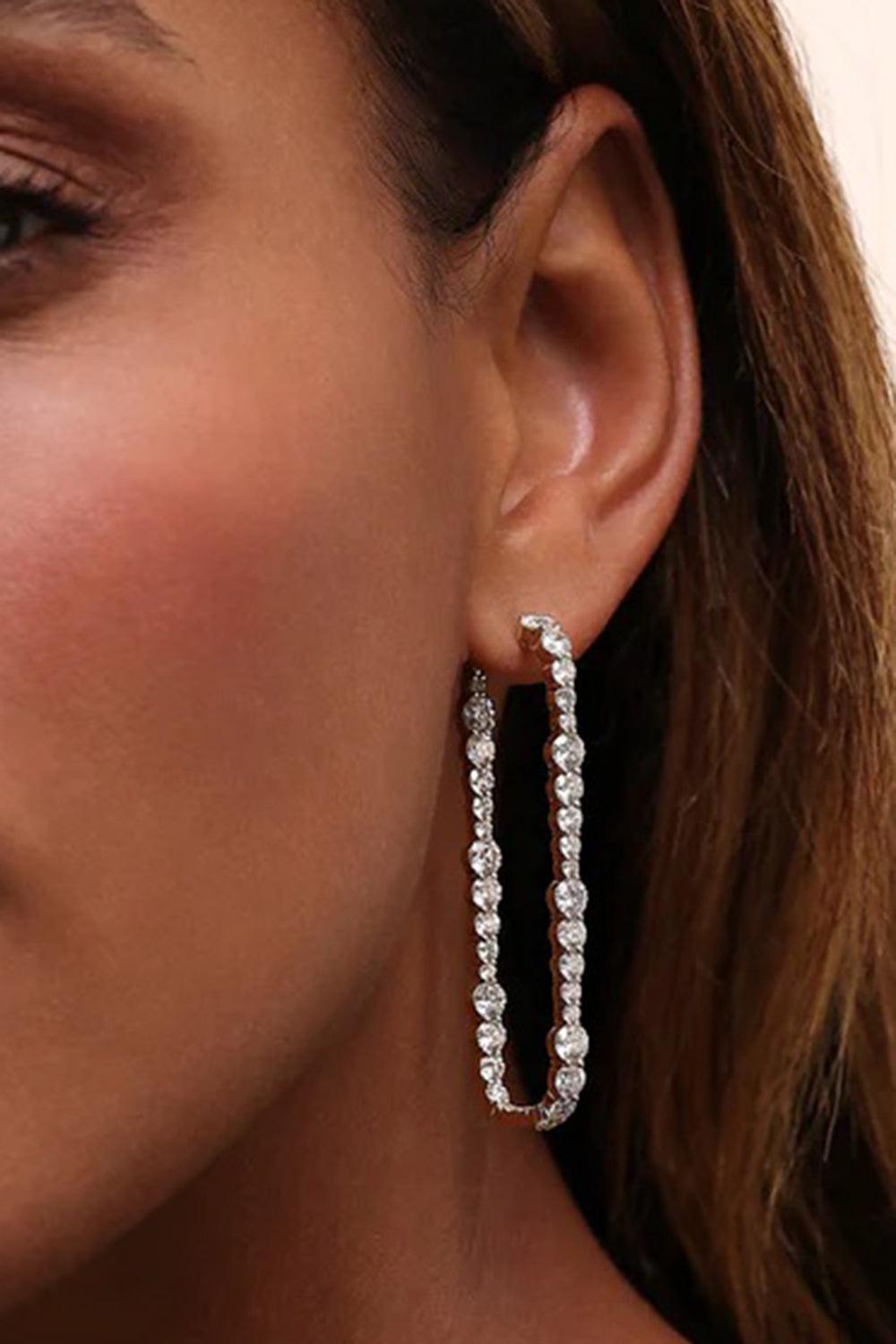 Diamond Ashley Hoop Earrings-YELLOW GOLD-JEWELRYFINE JEWELEARRING-MELISSA KAYE