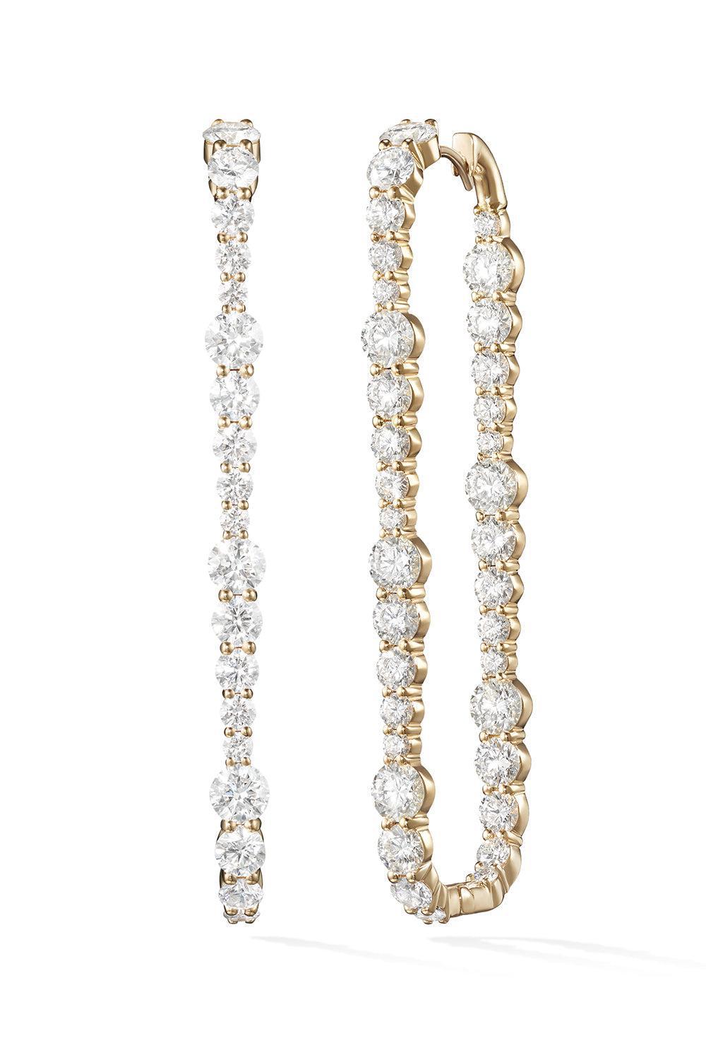 Diamond Ashley Hoop Earrings-YELLOW GOLD-JEWELRYFINE JEWELEARRING-MELISSA KAYE