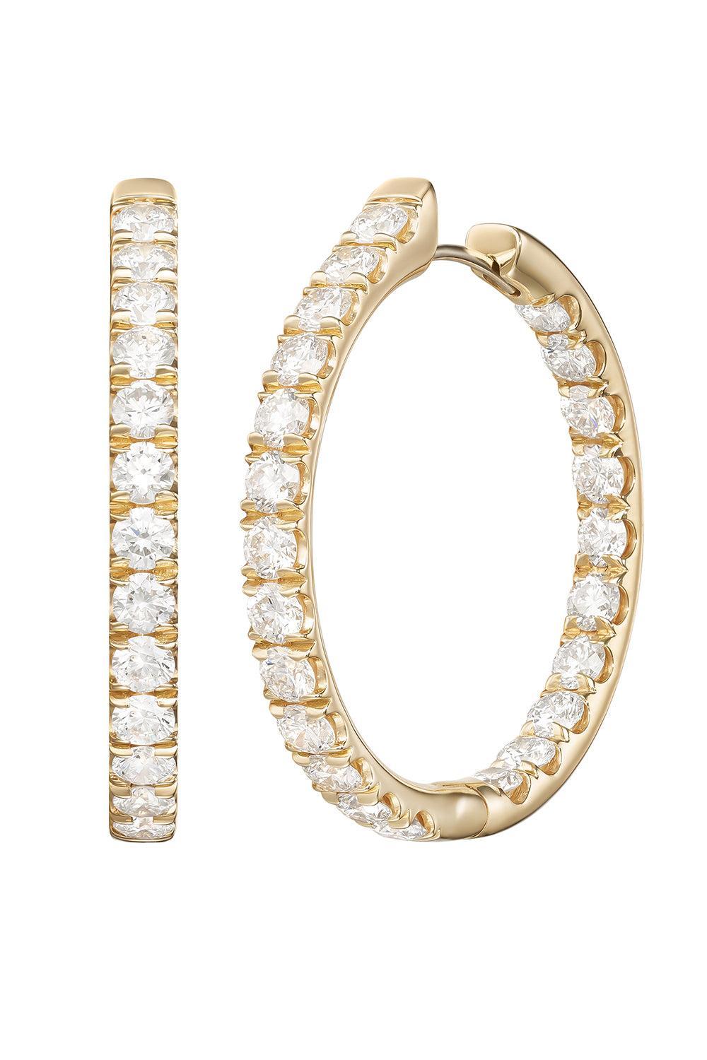  Diamond Large Clara Hoop Earrings-YELLOW GOLD-JEWELRYFINE JEWELEARRING-MELISSA KAYE 