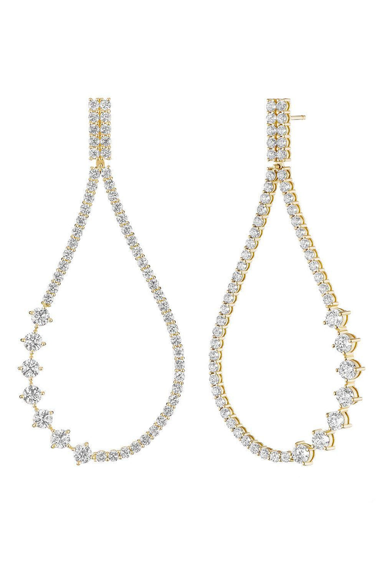 Diamond Stella Drop Earrings