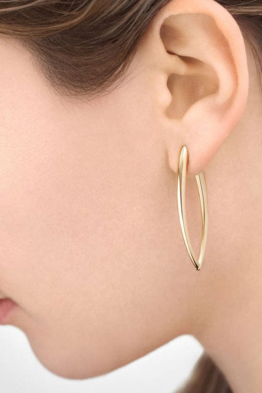 MELISSA KAYE-Large Cristina Earrings-YELLOW GOLD