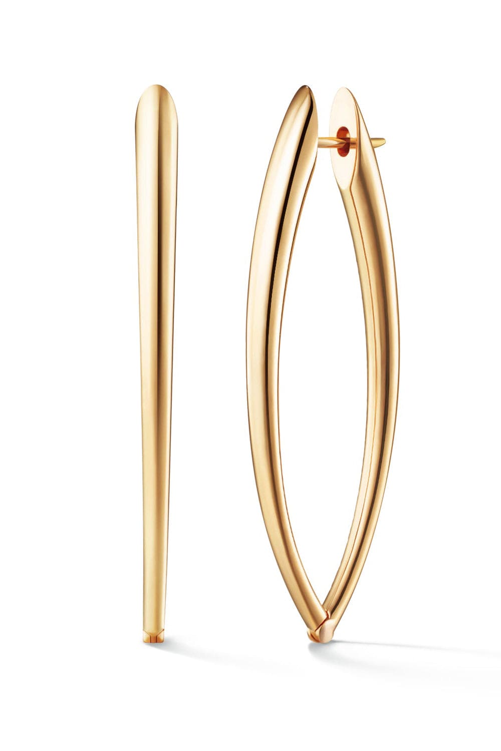 MELISSA KAYE-Large Cristina Earrings-YELLOW GOLD