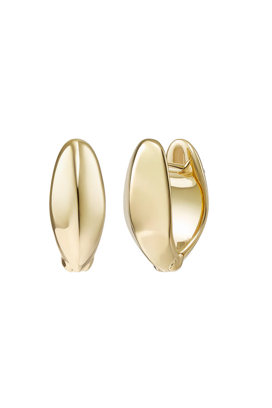 Millie Huggie Hoop Earrings-YELLOW GOLD-JEWELRYFINE JEWELEARRING-MELISSA KAYE