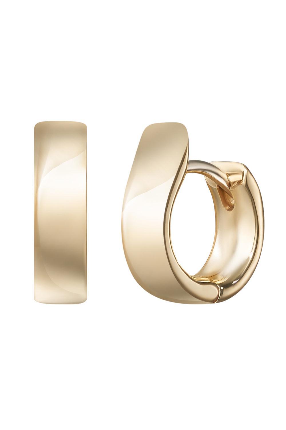 Small Honey Hoop Earrings