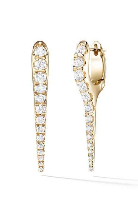 MELISSA KAYE-Small Lola Needle Earring-YELLOW GOLD