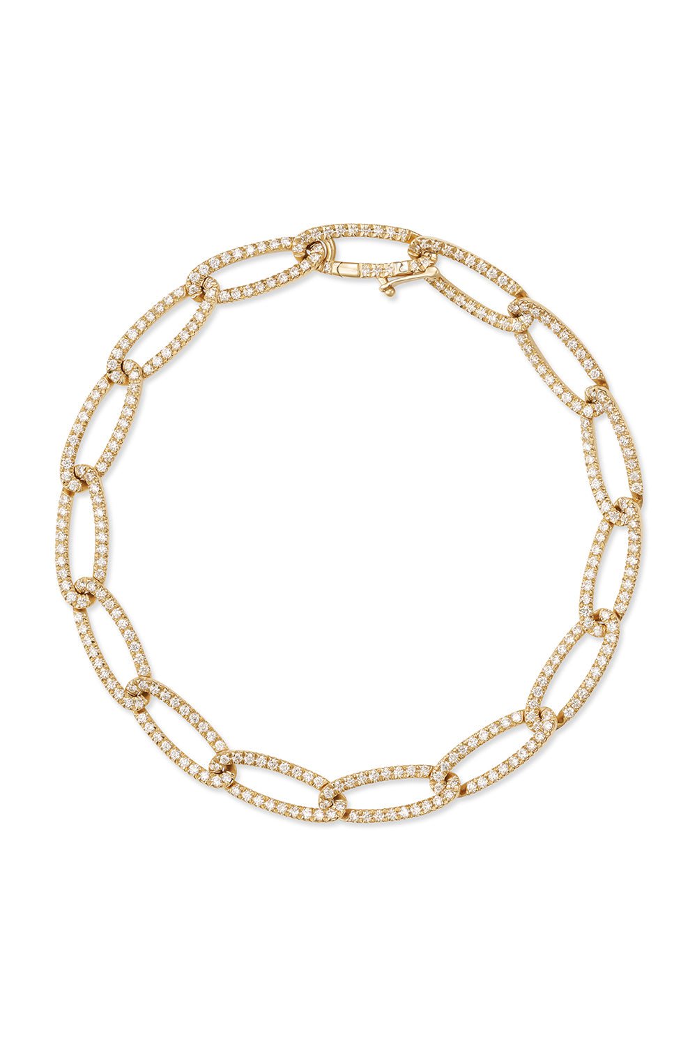 MELISSA KAYE-Small Lulu Diamond Bracelet-YELLOW GOLD