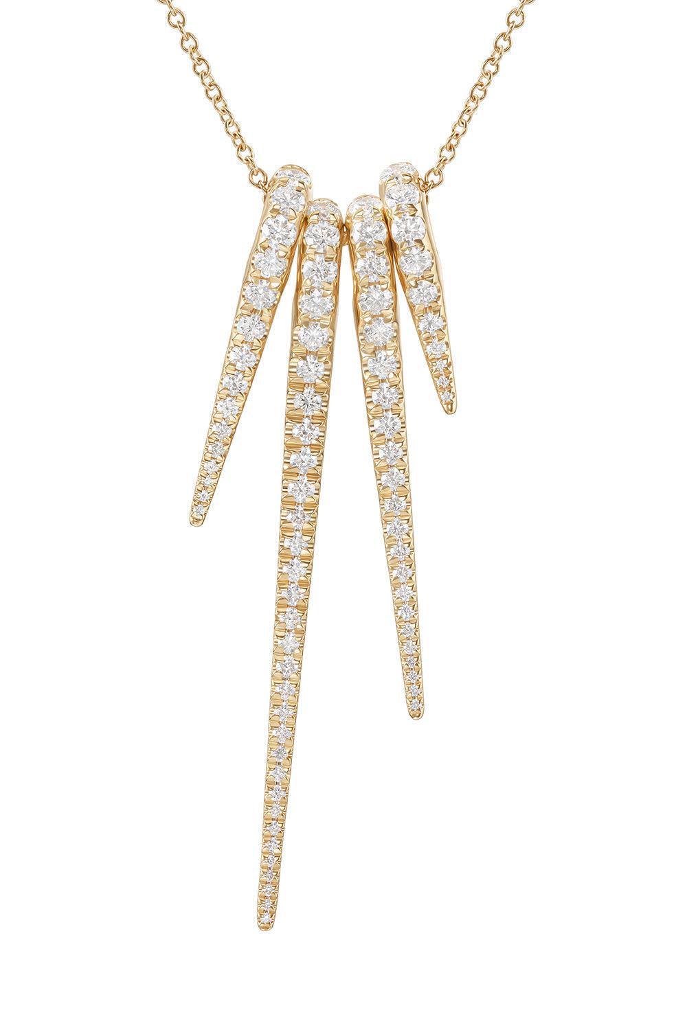 Lola Needle Pendant Necklace-YELLOW GOLD-18-JEWELRYFINE JEWELNECKLACE O-MELISSA KAYE