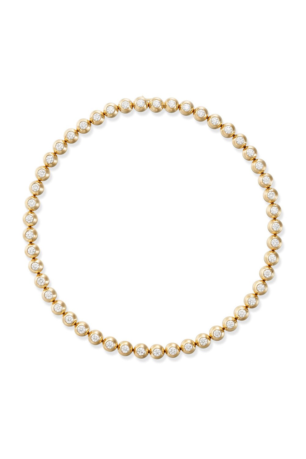 MELISSA KAYE-Large Audrey Tennis Necklace-YELLOW GOLD