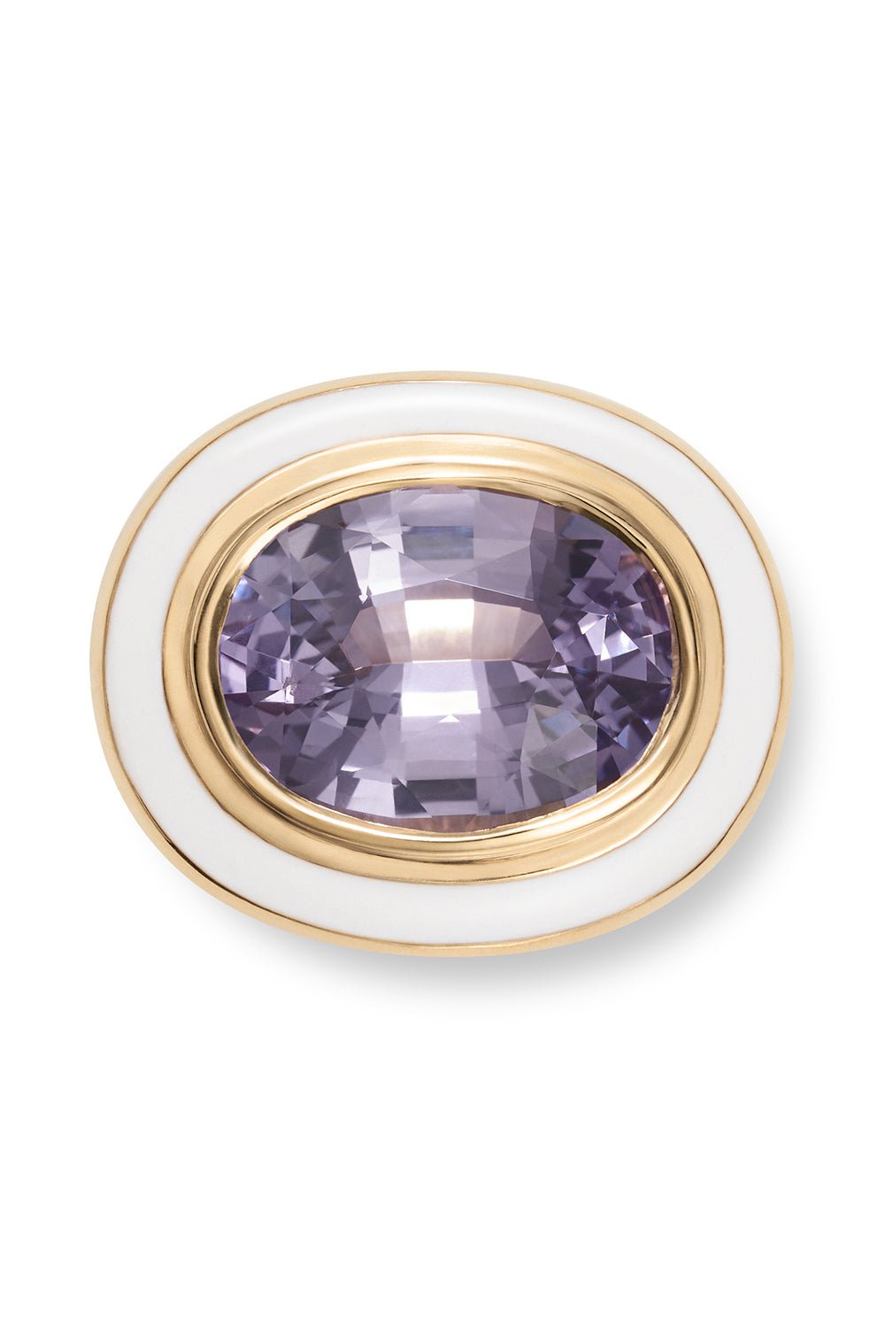 MELISSA KAYE-Lenox Pendant - Purple Sapphire-YELLOW GOLD