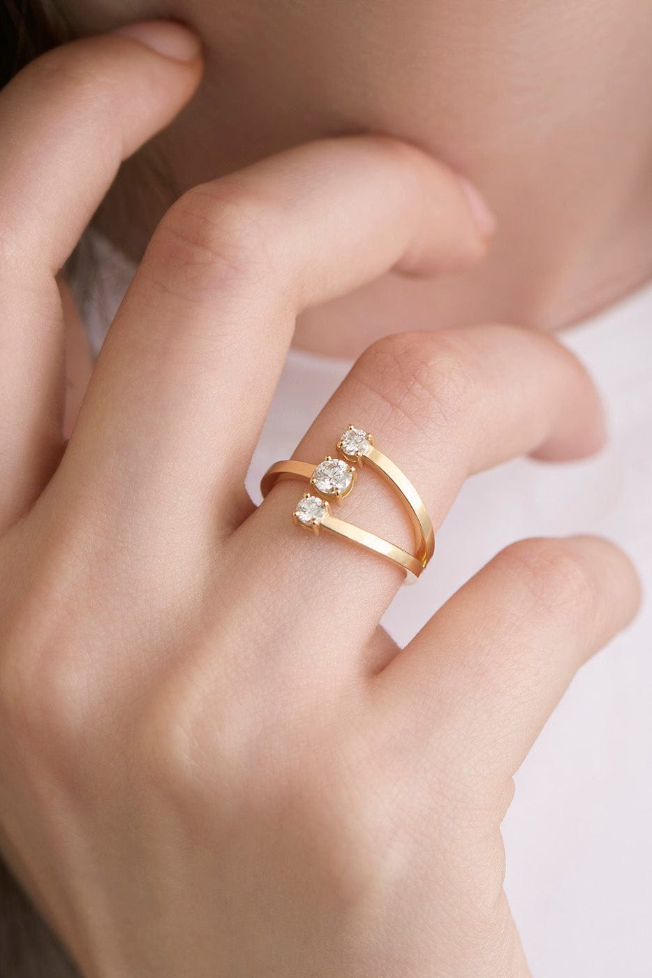 MELISSA KAYE-Marissa Pink Aria Moon Ring-