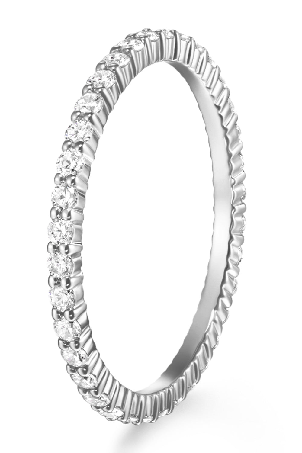 Sadie Eternity Band - White Gold - 1.5mm-WHITE GOLD-7-JEWELRYFINE JEWELRING-MELISSA KAYE