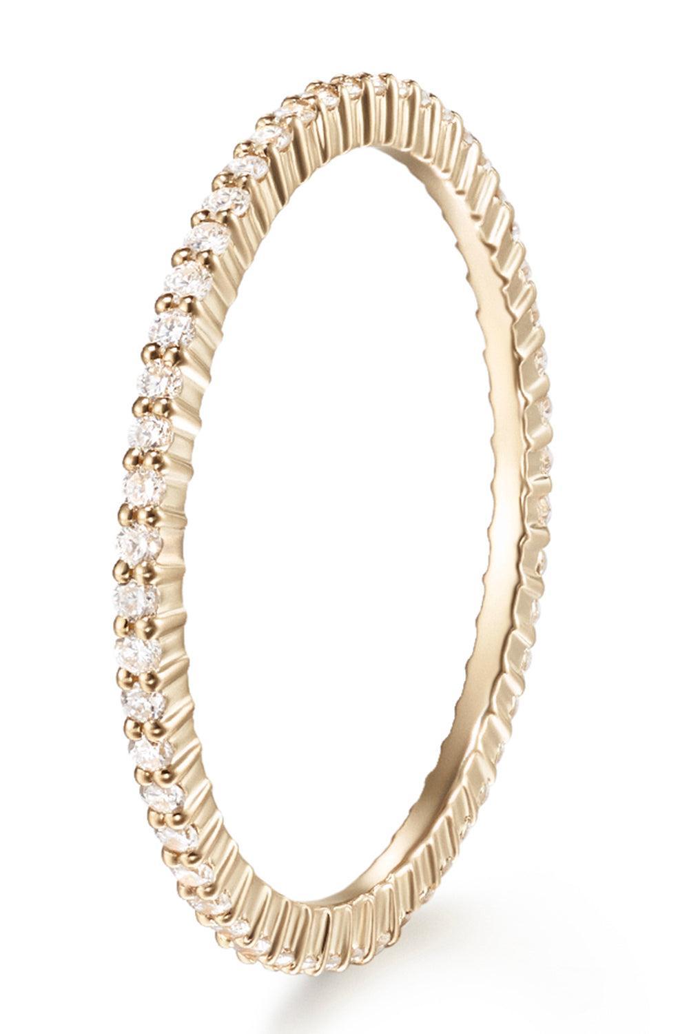 Sadie Eternity Band - Yellow Gold - 1mm-YELLOW GOLD-6-JEWELRYFINE JEWELRING-MELISSA KAYE