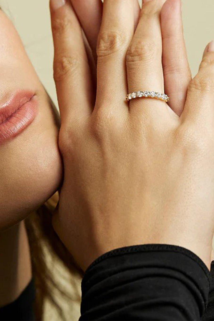 MELISSA KAYE-Diamond Lenox Ring-