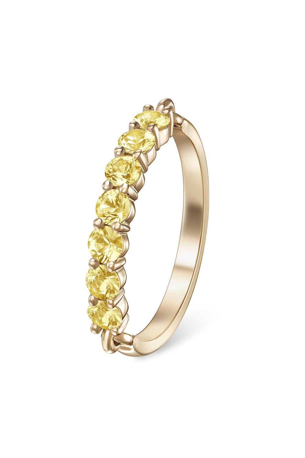 MELISSA KAYE-Lenox Yellow Sapphire Ring-YELLOW GOLD