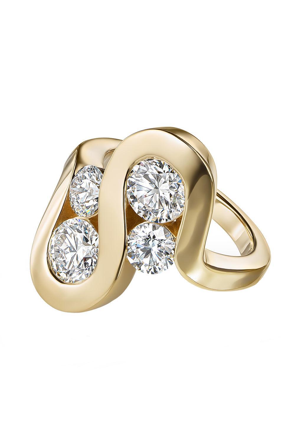  Emerald Rocky Charm-YELLOW GOLD-6.75-JEWELRYFINE JEWELRING-MELISSA KAYE 