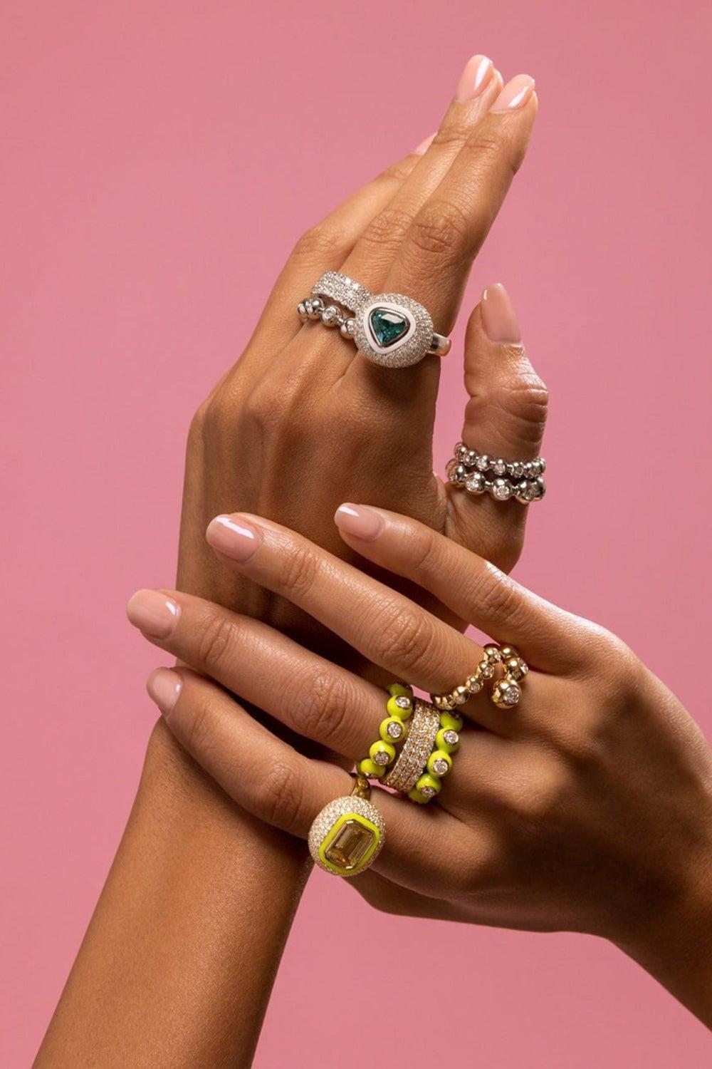 MELISSA KAYE-Audrey Wrap Ring-YELLOW GOLD