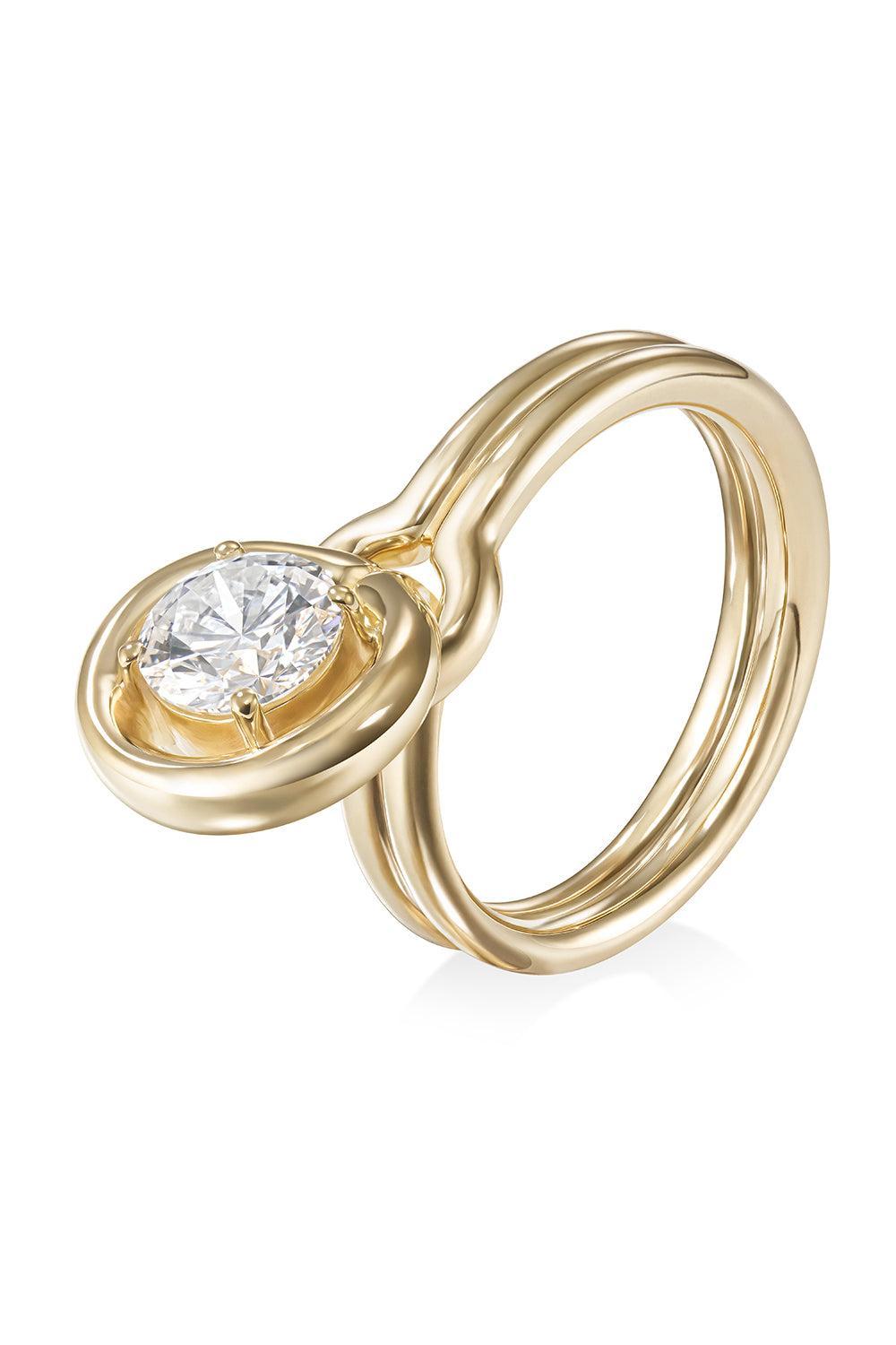 Diamond Medium Rocky Ring-YELLOW GOLD-7-JEWELRYFINE JEWELRING-MELISSA KAYE