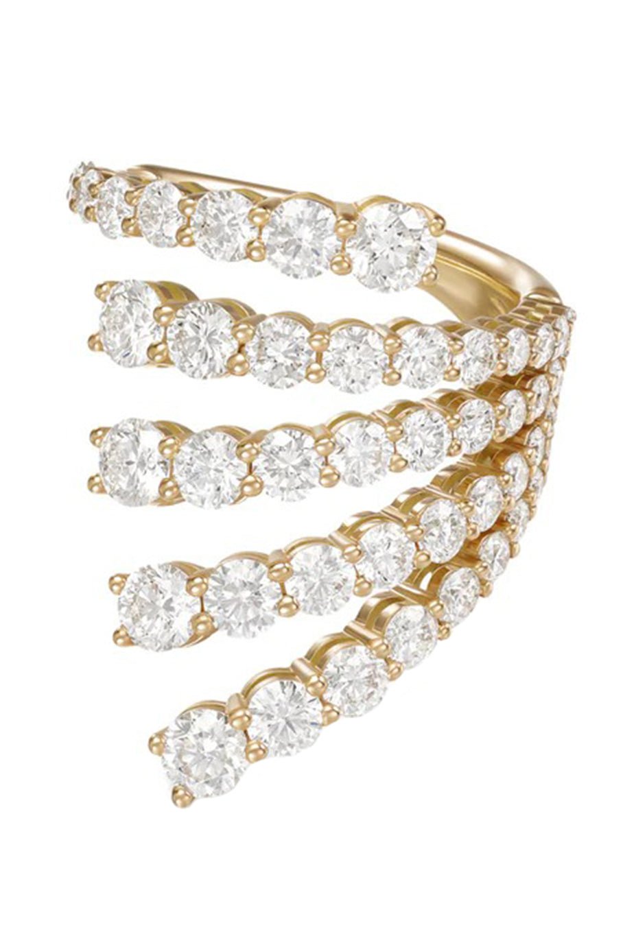 MELISSA KAYE-Dylan Diamond Ring-YELLOW GOLD