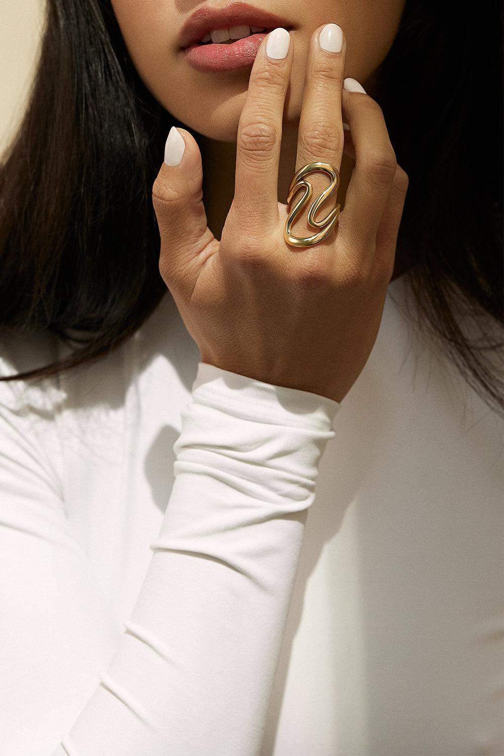  Large Hannah Ring-YELLOW GOLD-7-JEWELRYFINE JEWELRING-MELISSA KAYE 