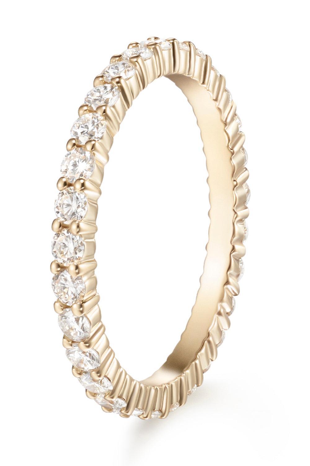 Sadie Eternity Band - Yellow Gold - 2mm-YELLOW GOLD-7-JEWELRYFINE JEWELRING-MELISSA KAYE
