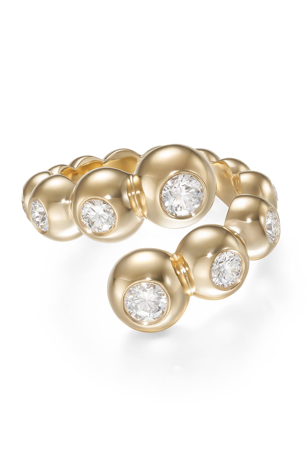 MELISSA KAYE-Large To Large Audrey Wrap Ring-YELLOW GOLD