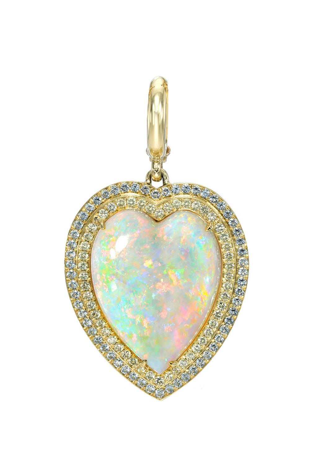 Opal Stepped Heart Pendant-YELLOW GOLD-JEWELRYFINE JEWELPENDANT-MEREDITH YOUNG