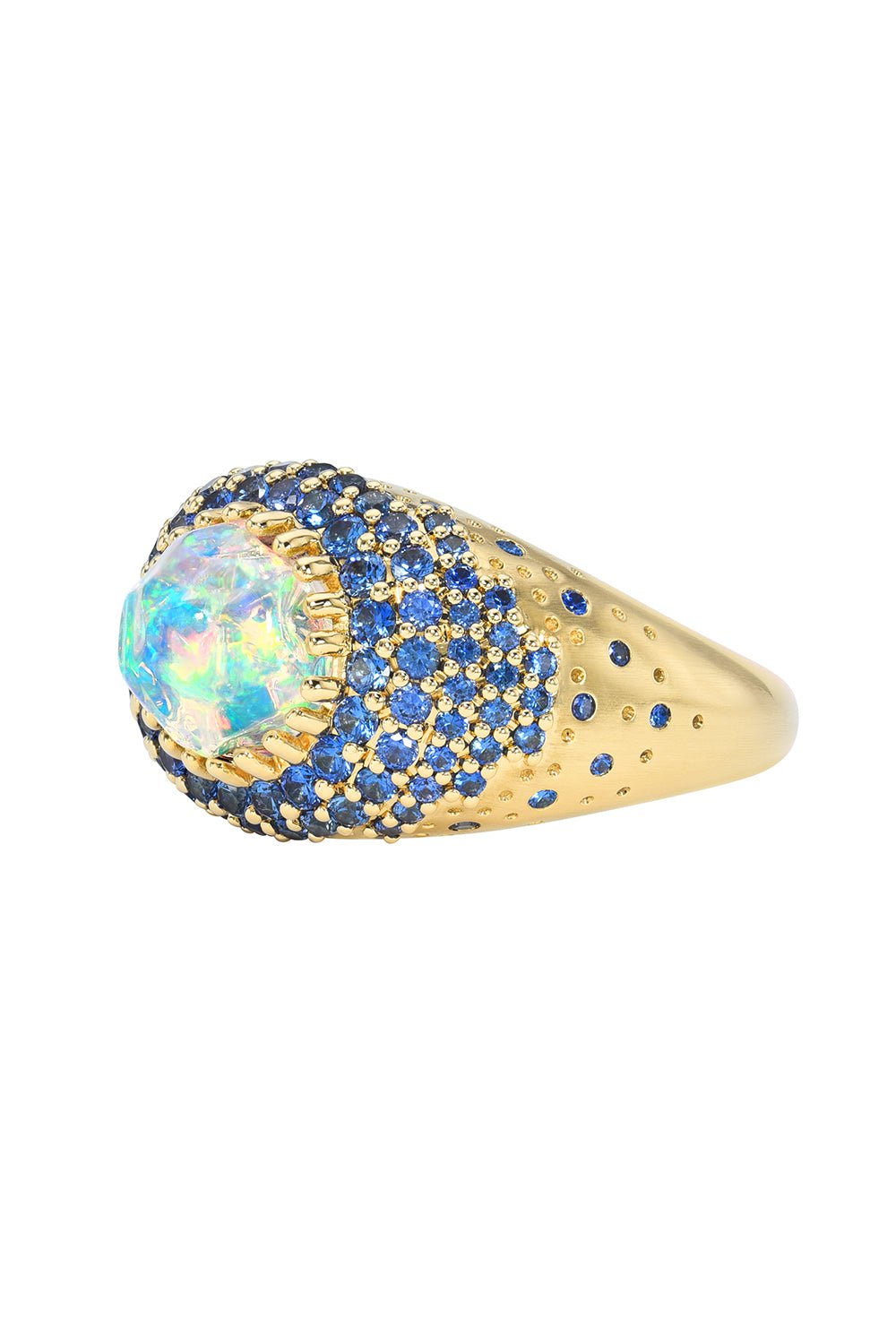 MEREDITH YOUNG-Frozen Fire Opal Ring-YELLOW GOLD
