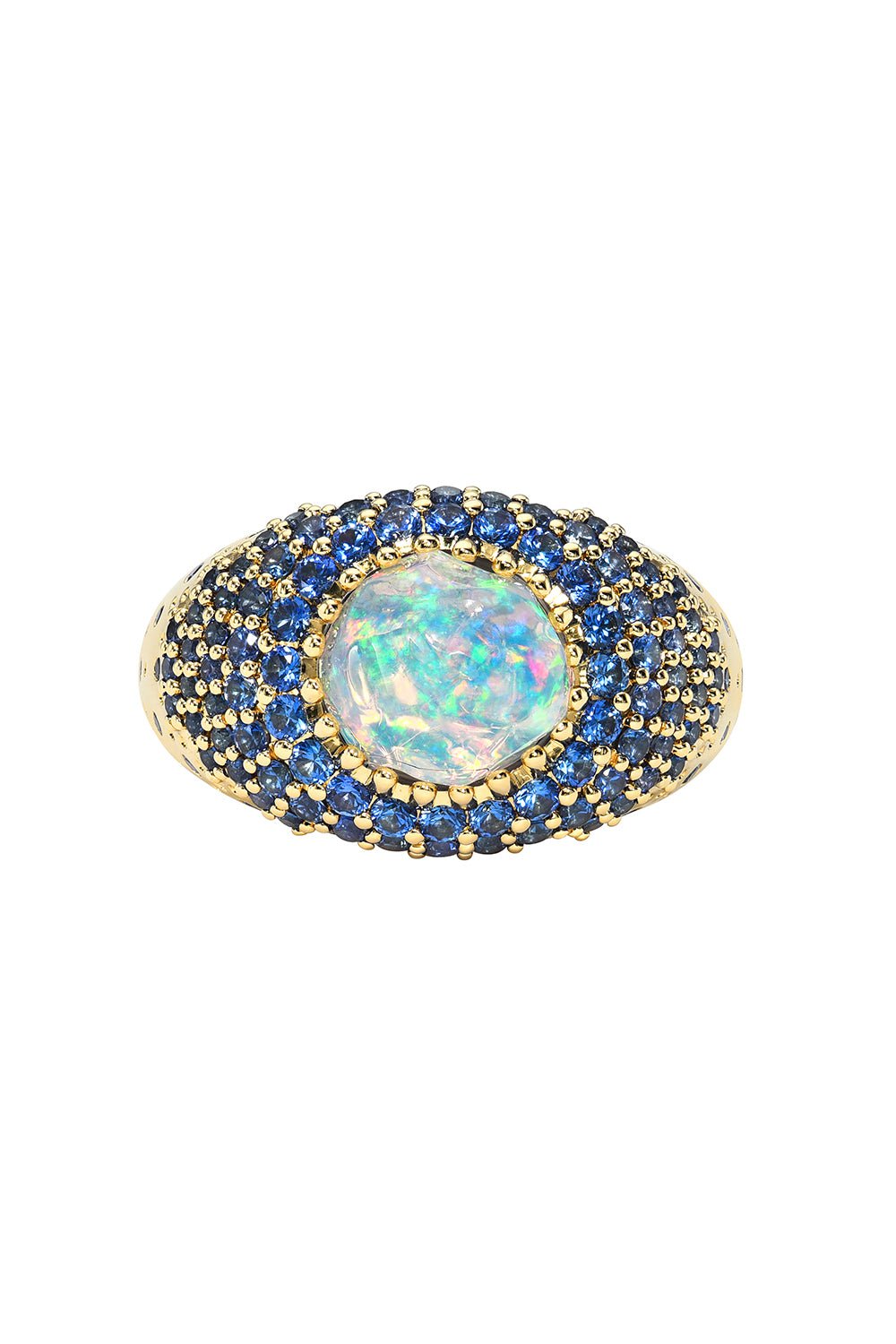 MEREDITH YOUNG-Frozen Fire Opal Ring-YELLOW GOLD