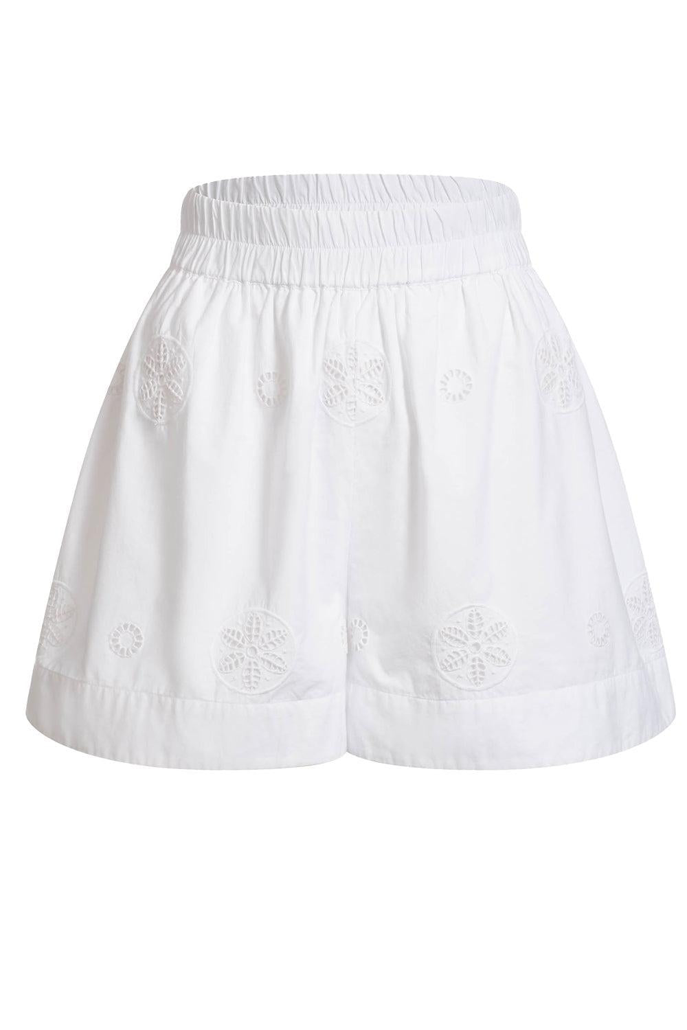 Antibes Eyelet Short-WHITE-XS-CLOTHINGPANTSHORT-MERLETTE