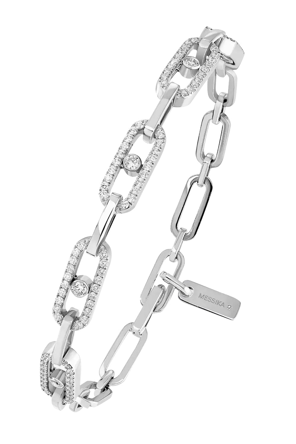 MESSIKA-Move Link Multi Diamond Bracelet-