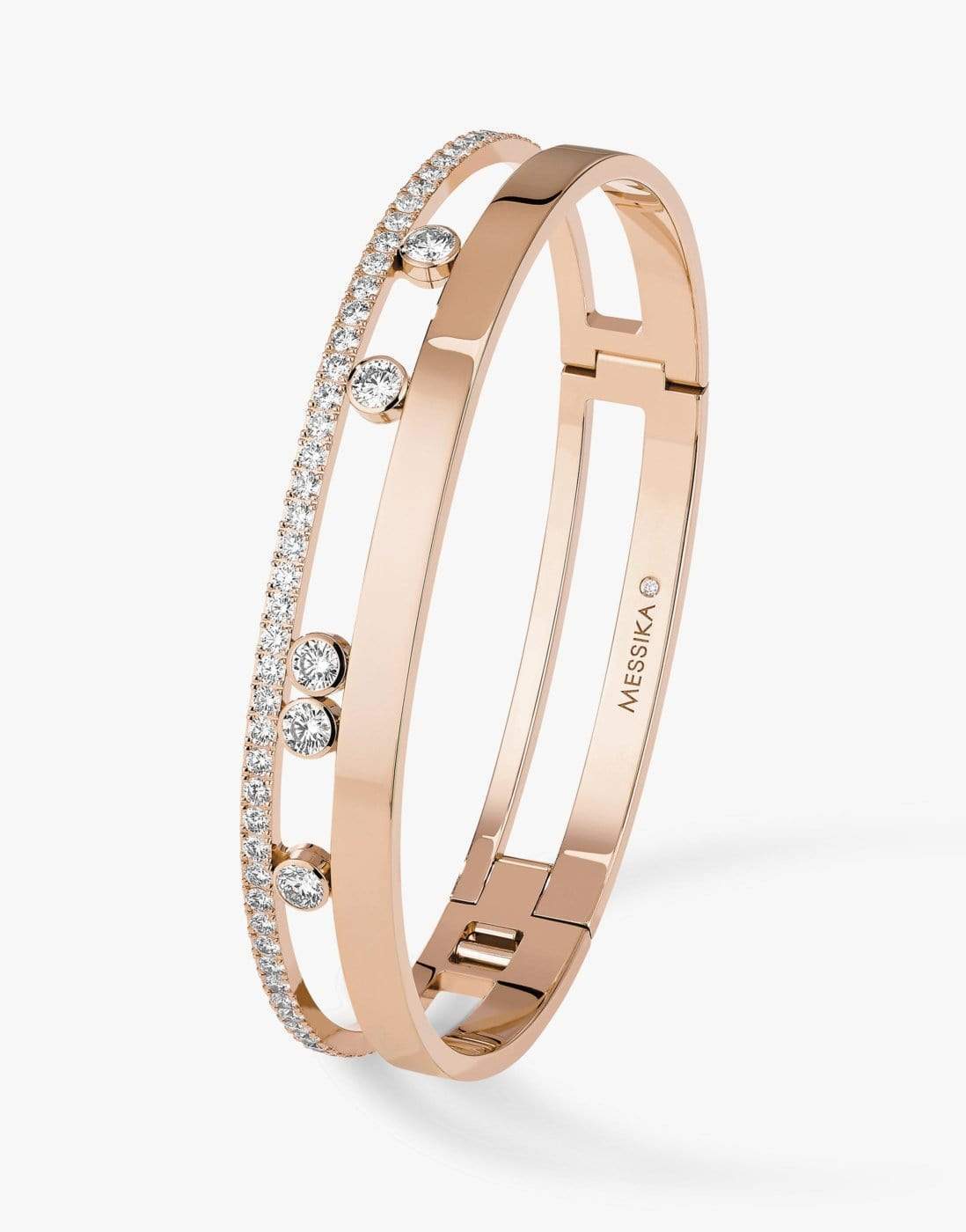 MESSIKA-Move Roamne Large Bangle-ROSE GOLD