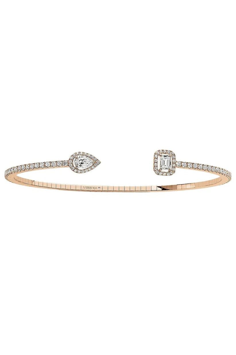 MESSIKA-My Twin Skinny Bangle-ROSE GOLD