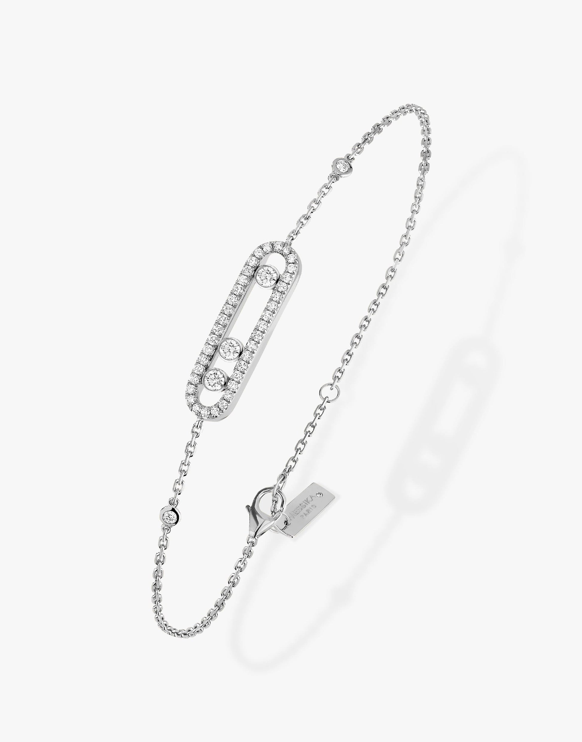MESSIKA-Baby Move Diamond Bracelet-WHITE GOLD