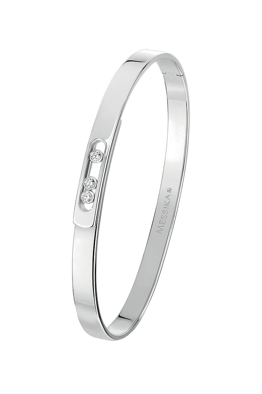 MESSIKA-Move Noa Bangle PM-WHITE GOLD