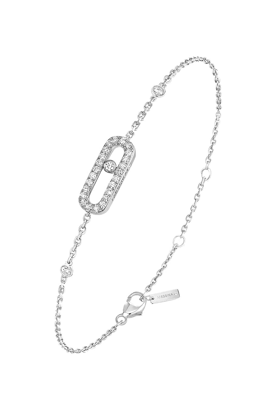 MESSIKA-Move Uno Pave Bracelet-WHITE GOLD