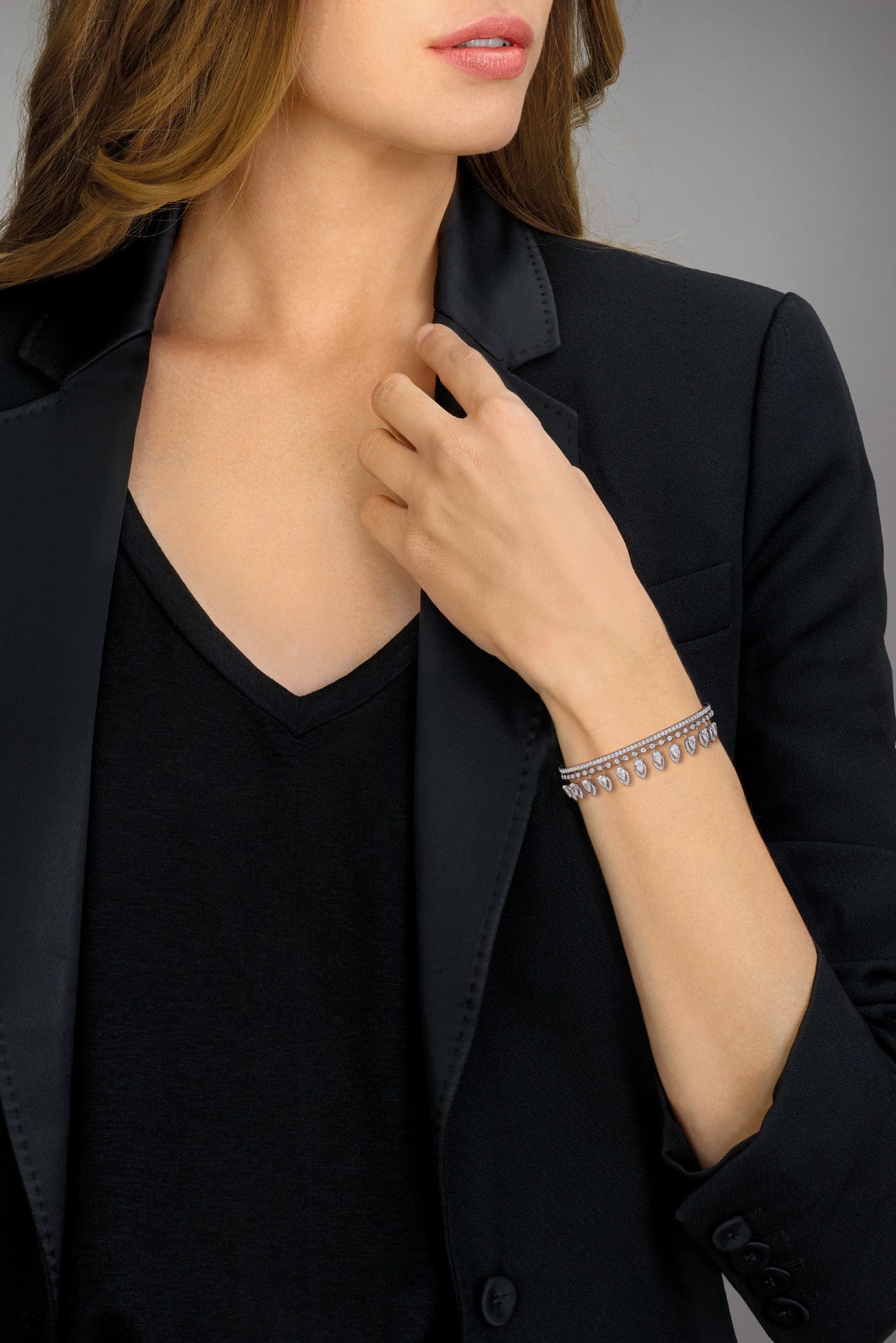 MESSIKA-Skinny Dessert Bloom Bracelet-WHITE GOLD