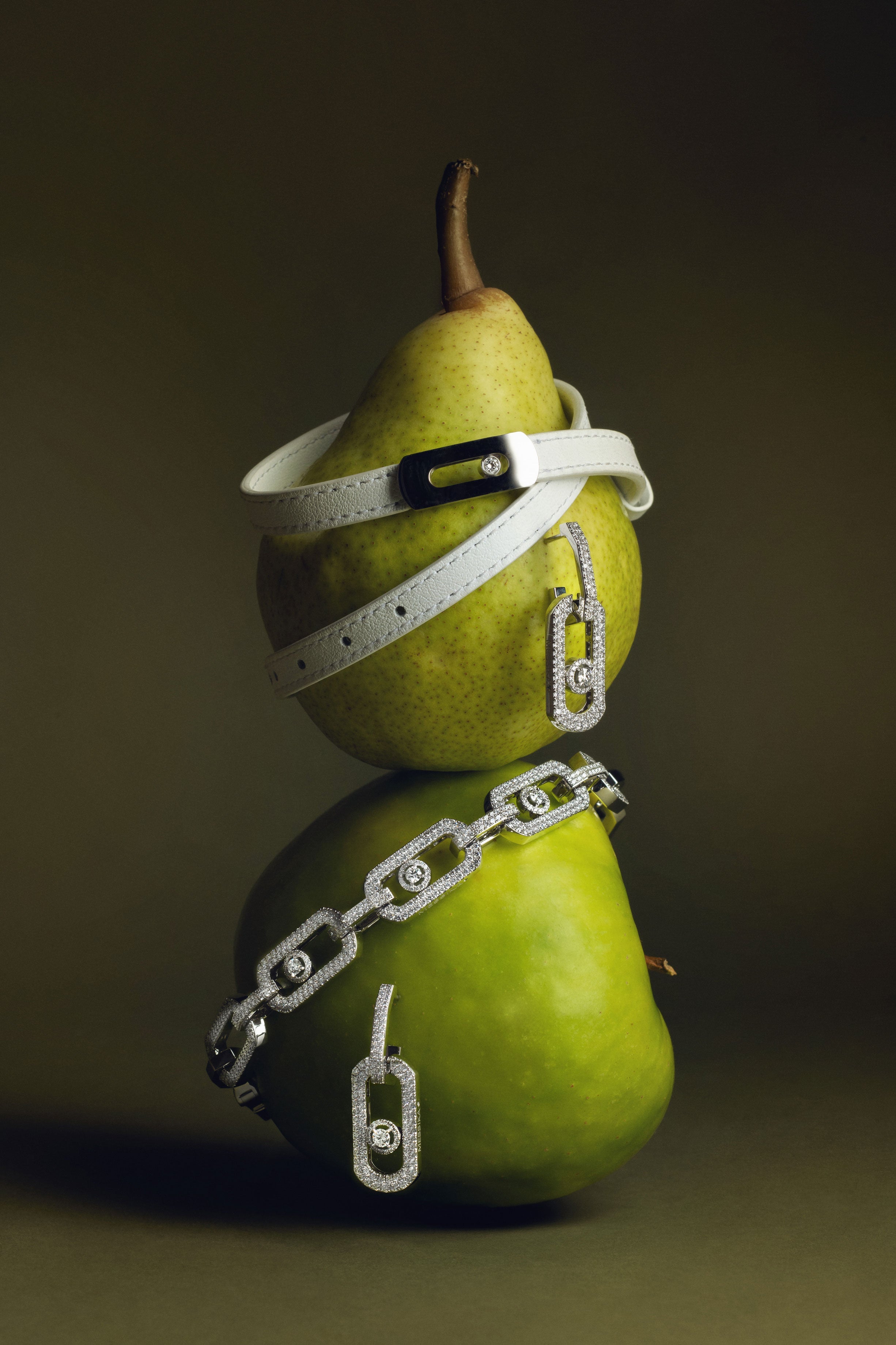 My Move Leather Bracelet - Snow White | MESSIKA – Marissa Collections