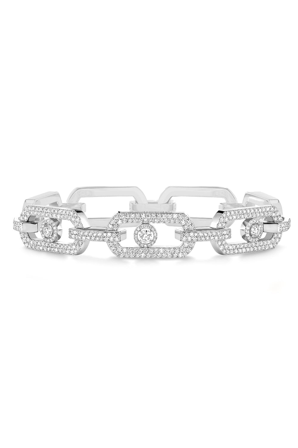 MESSIKA-So Move XL Pave Diamond Bracelet-WHITE GOLD