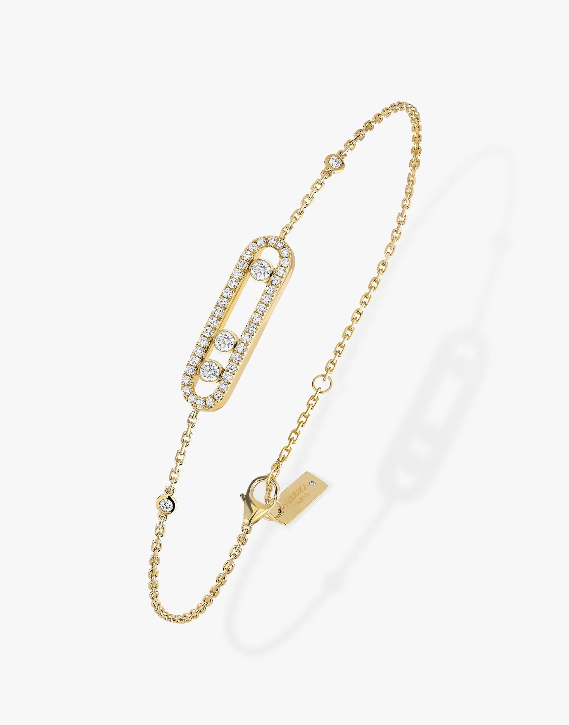 MESSIKA-Baby Move Diamond Bracelet-YELLOW GOLD