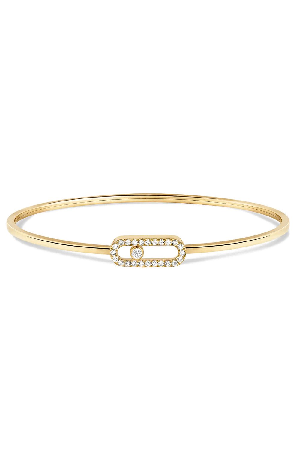 MESSIKA-Move Uno Pave Flex Bangle MM-YELLOW GOLD
