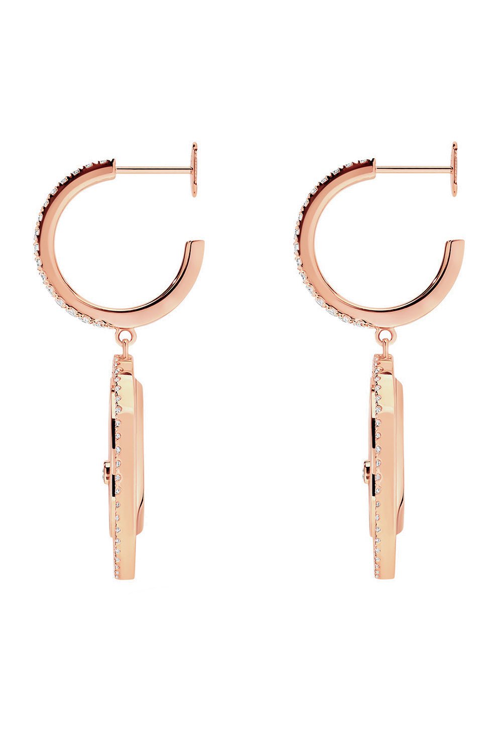 MESSIKA-Lucky Move PM Earrings-ROSE GOLD