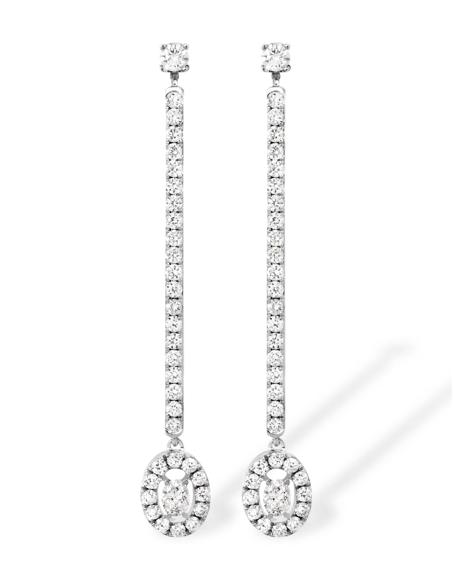 MESSIKA-Glam'Azone Pendant Earring-WHITE GOLD