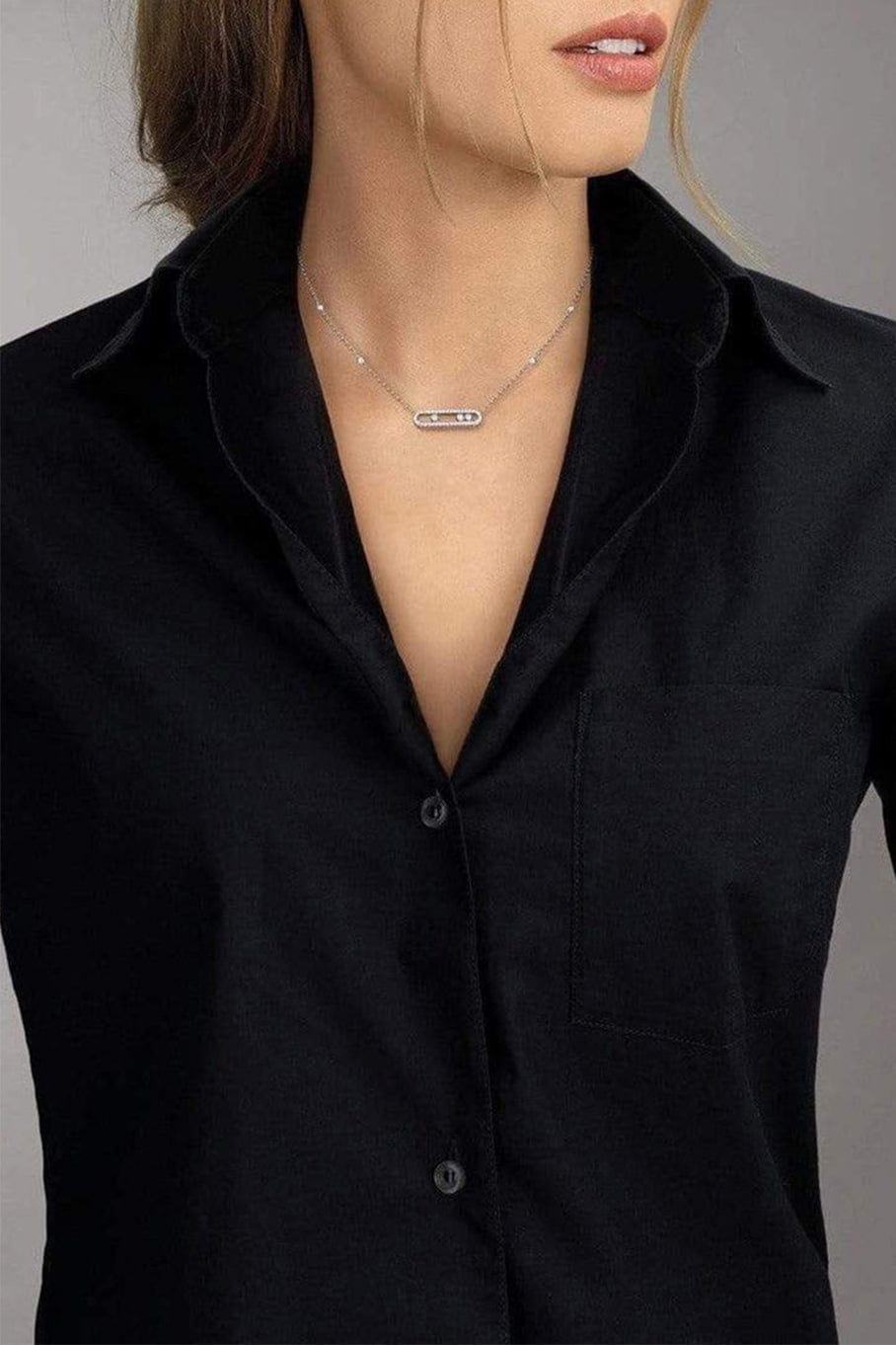 MESSIKA-Baby Move Pave Diamond Necklace-